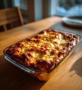 Fyllt vitlöksbröd med köttfärs och mozzarella