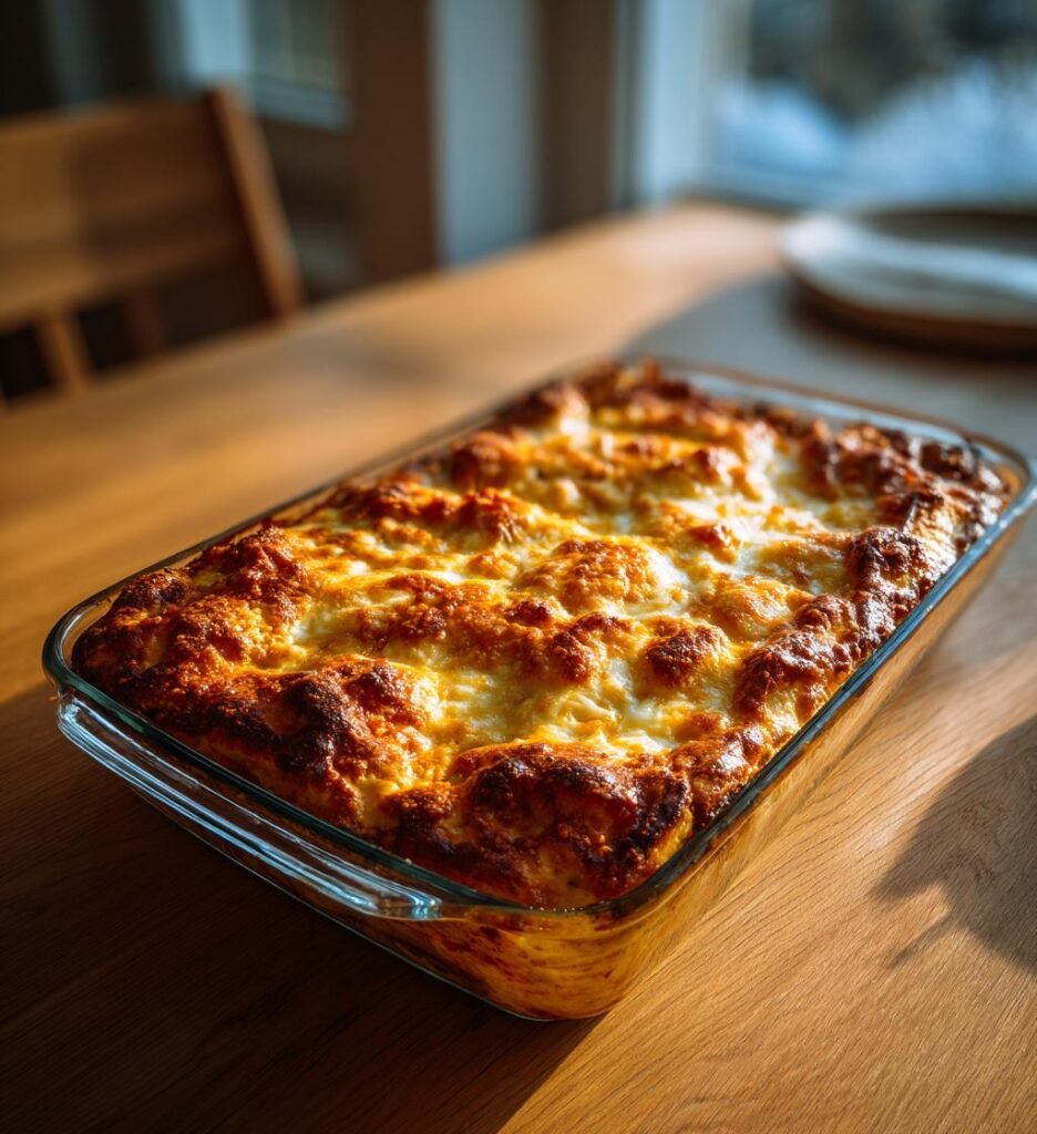 Fyllt vitlöksbröd med köttfärs och mozzarella