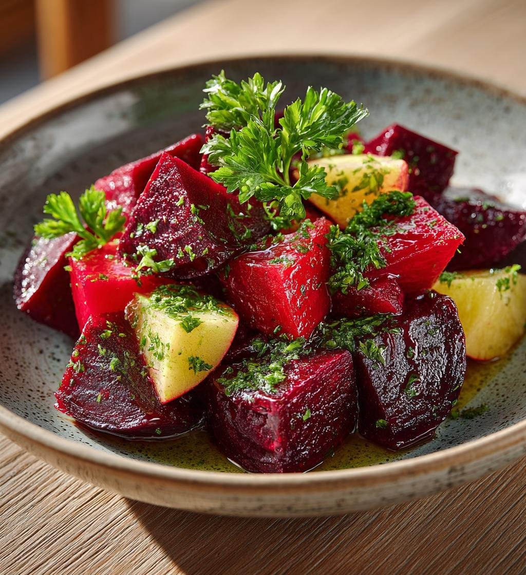 Hemlagad rödbetssallad med äpple – Enkel och God Sidorätt - steg för steg