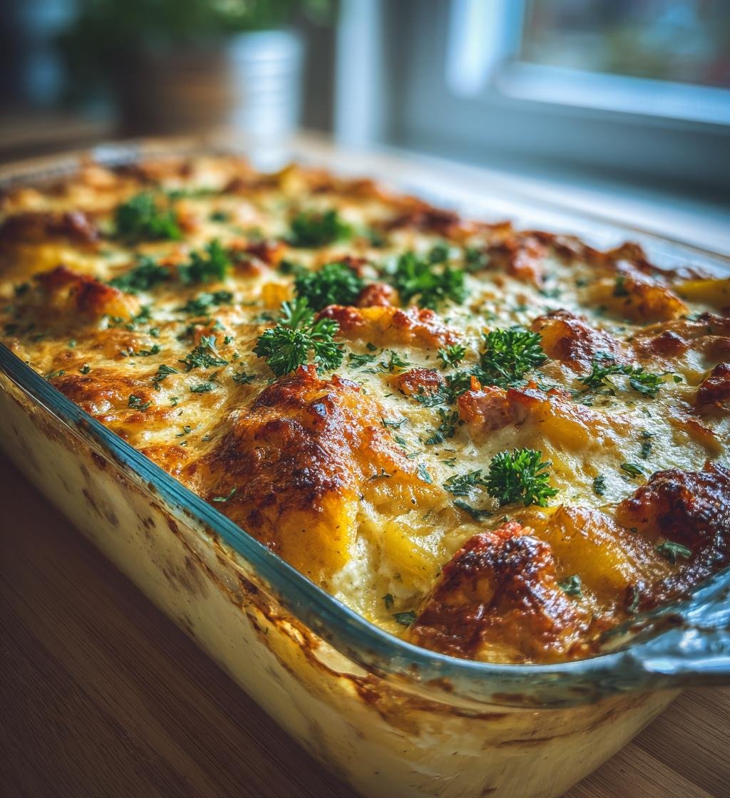 Kasslergratäng med ananas och curry – Enkel och Krämig Matupplevelse