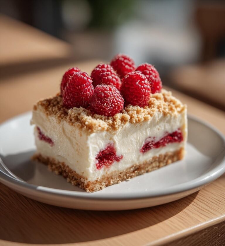 Hallonsmulpaj-cheesecake