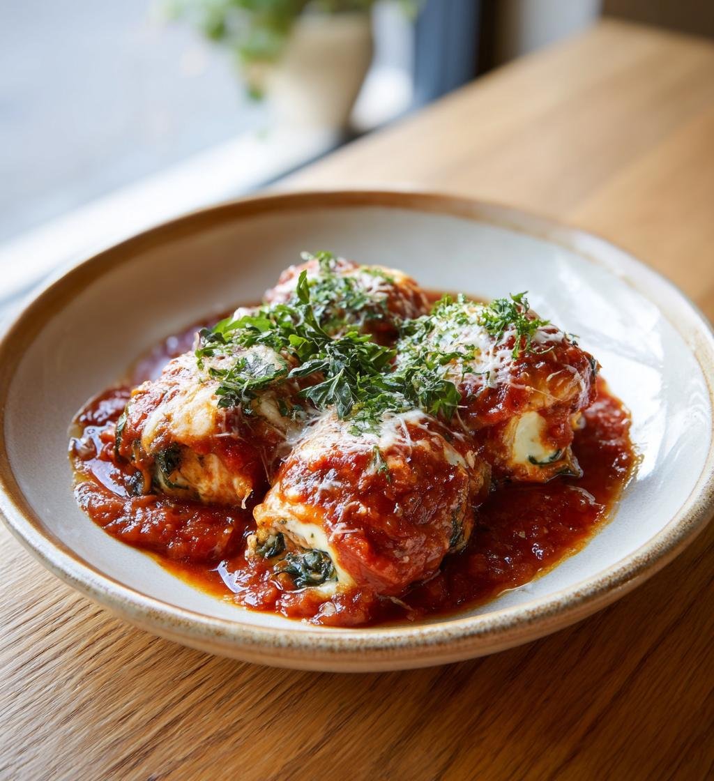 Lasagneknyten fyllda med kyckling och mozzarella - Enkel och God!