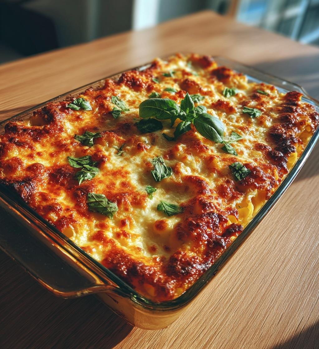 Ugnsbakad pasta med köttfärs och mozzarella – Enkel och god rätt