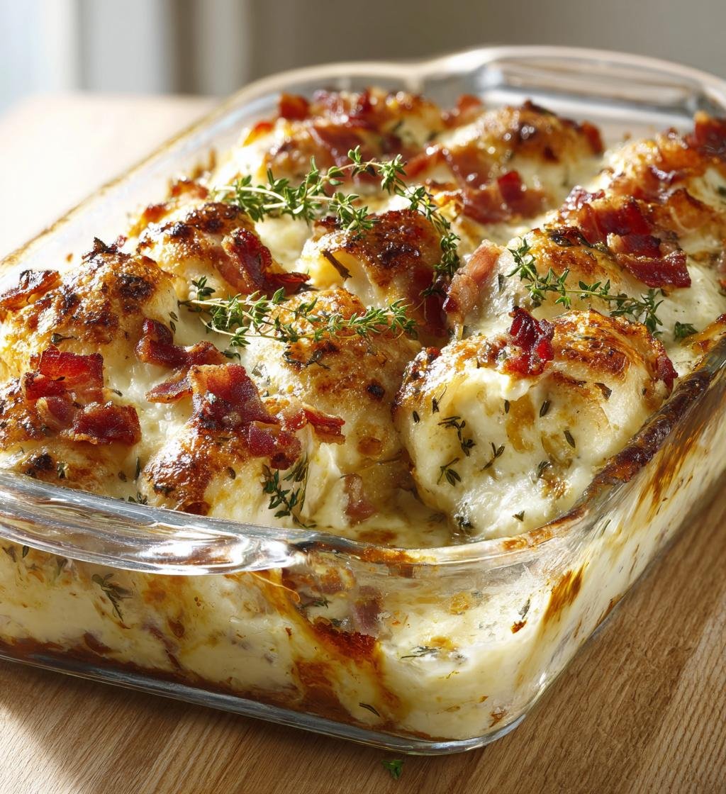 Kycklingfilé med brie, bacon och honung i ugn – Enkel och God middag