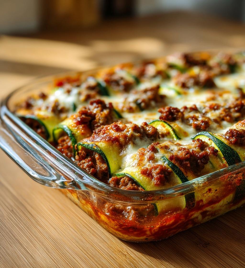 Zucchinirullar med köttfärs och mozzarella – Enkel och god middag
