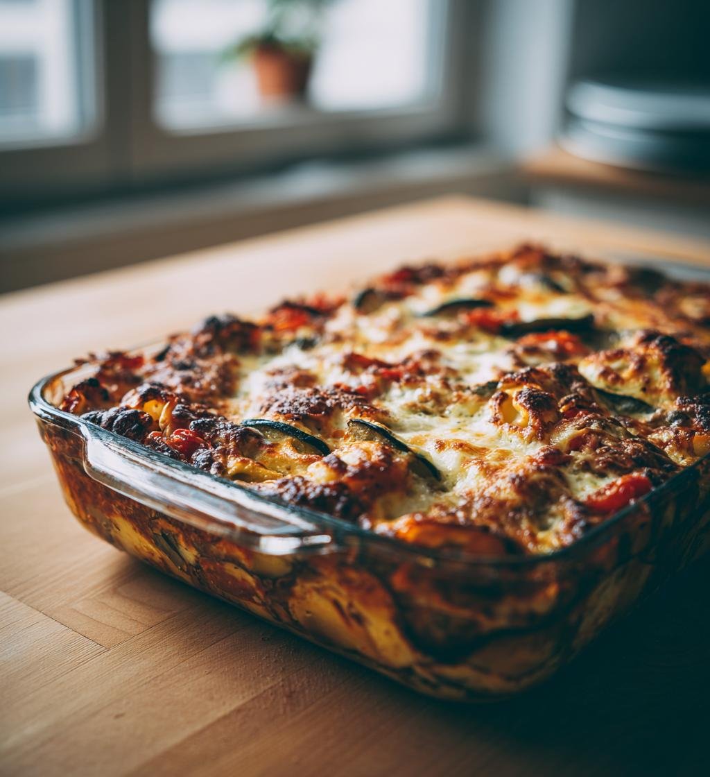 Tortellinigratäng med aubergine, tomat och mozzarella - Enkel och God - steg för steg