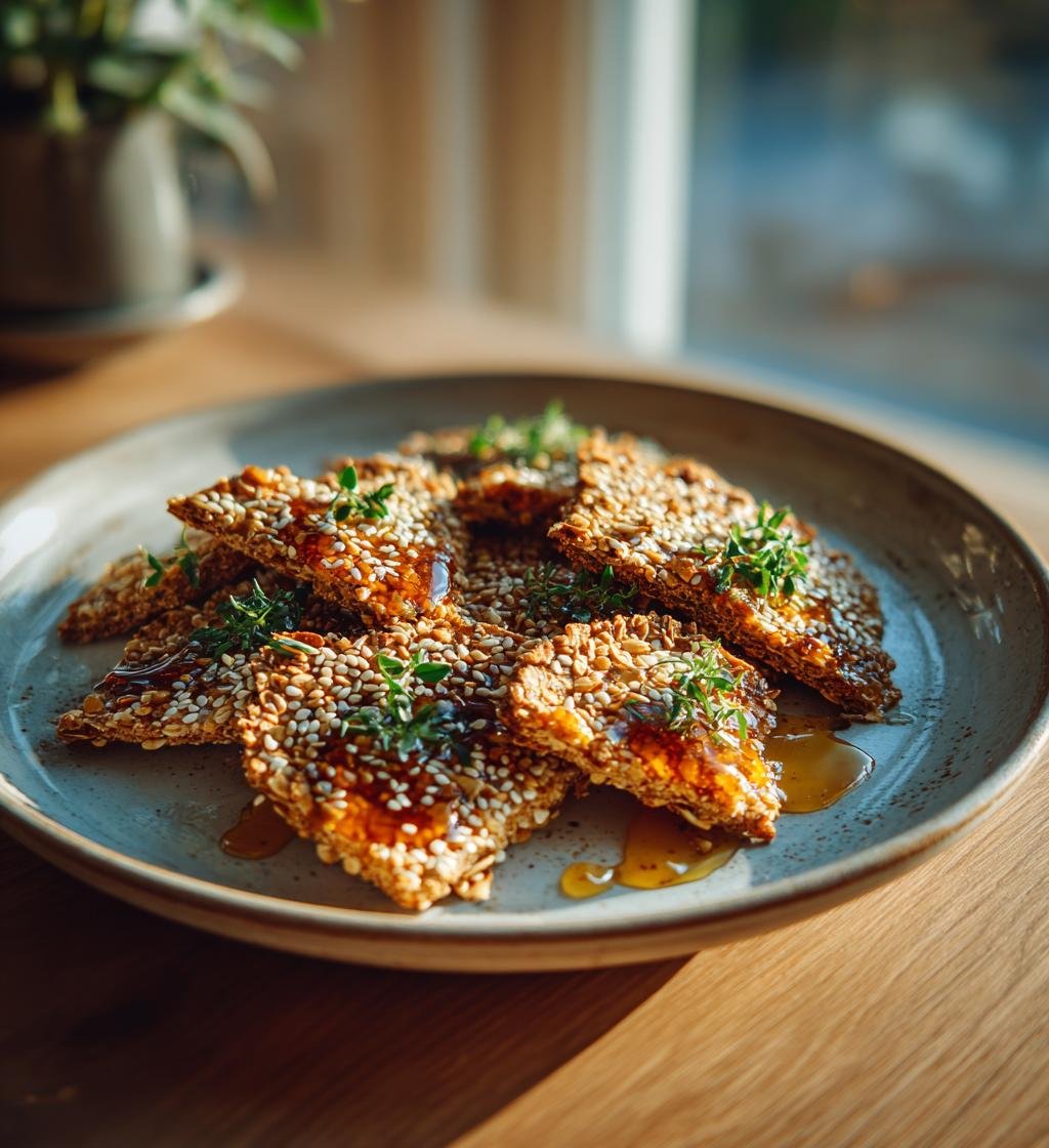 Fröknäcke med havre och sesam – Enkel och God Snacksfavorit - steg för steg