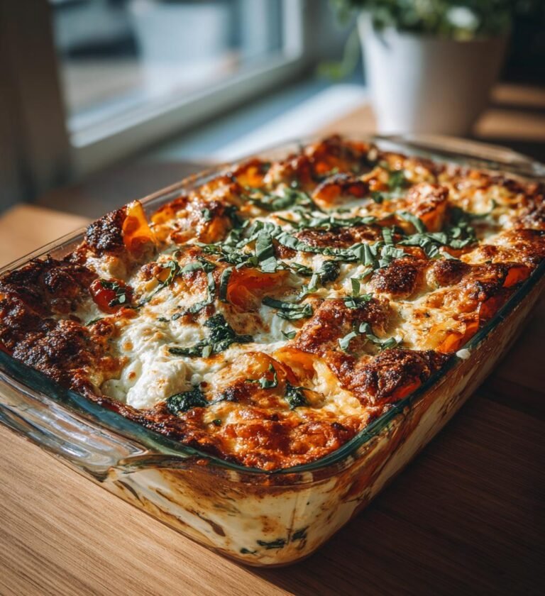 Grönsakslasagne med rotsaker, spenat och ricotta