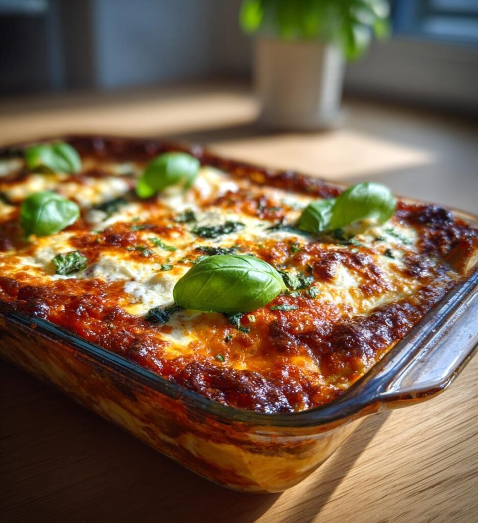 Kycklingcannelloni med ricotta, spenat och tomatsås