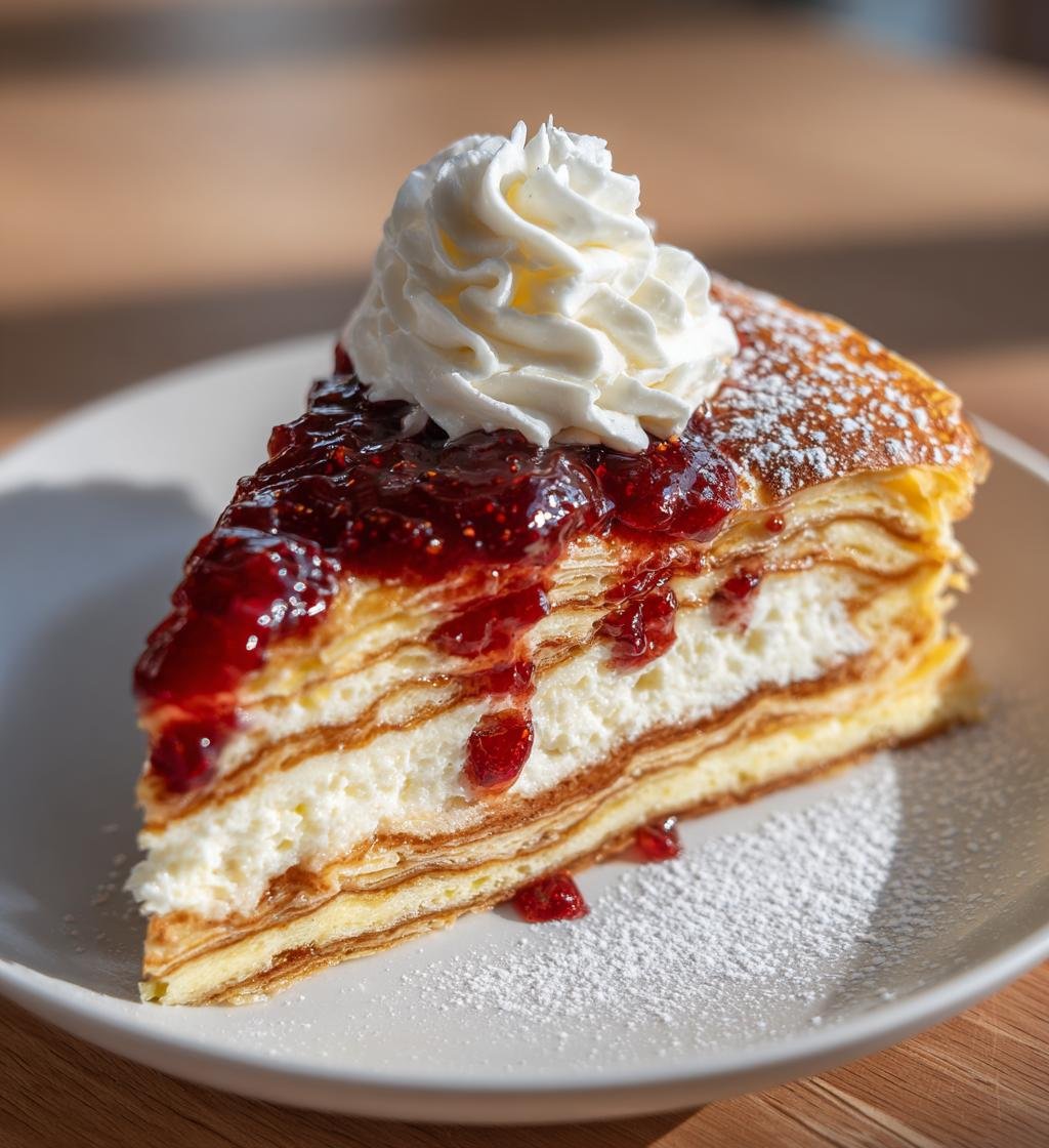Svensk pannkaka med sylt och grädde – Enkel och God!