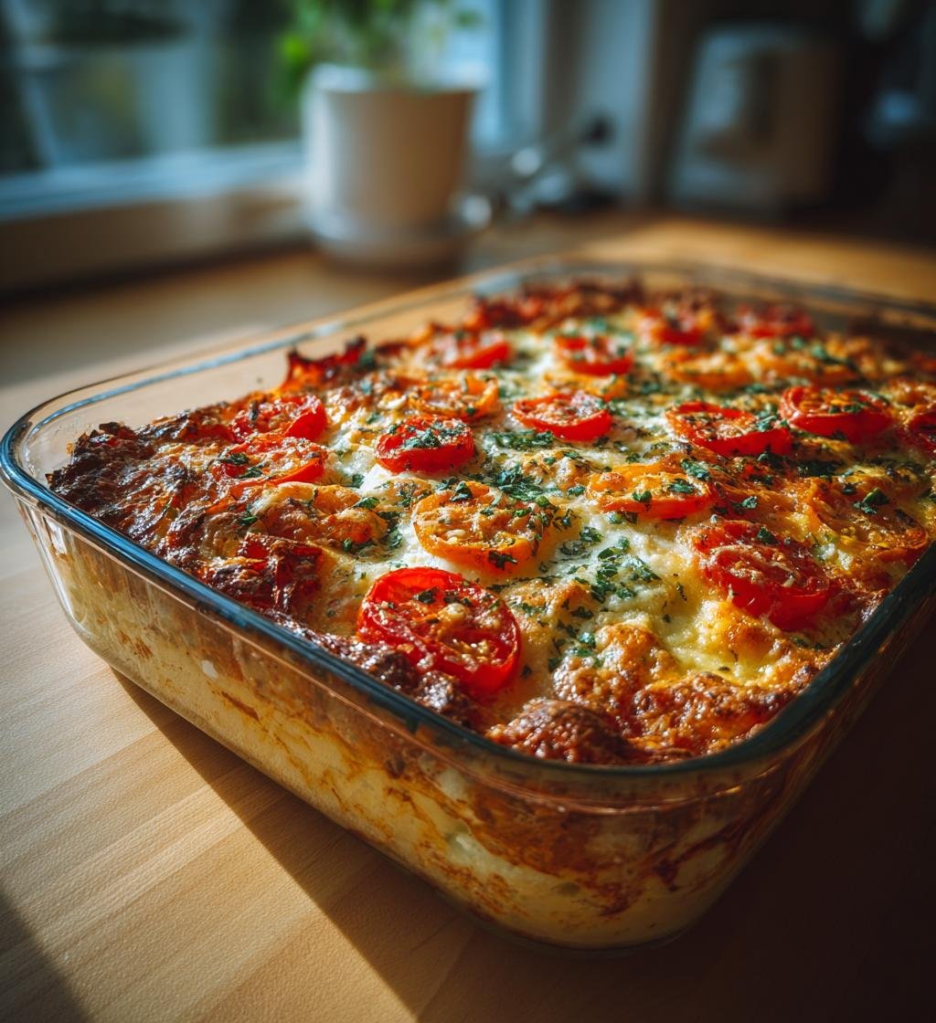 Vit böngratäng med tomat, örter och parmesan – Enkel och God! - steg för steg