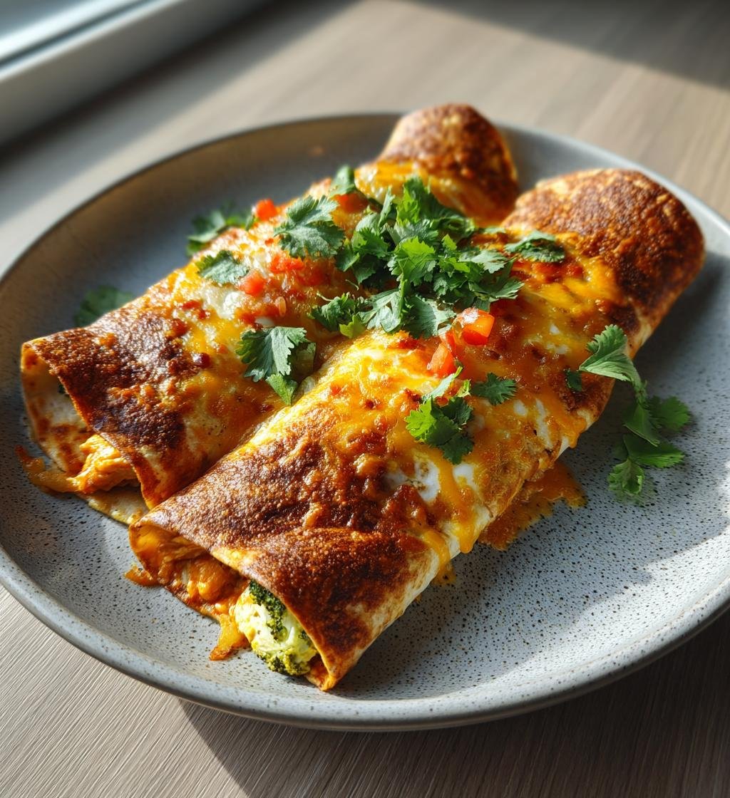 Kyckling- och broccoliquesadillas med cheddar – Enkelt och God