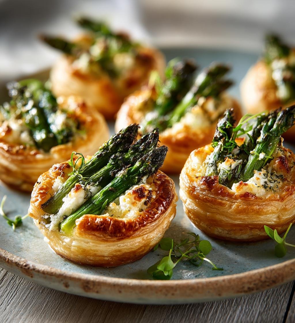 Minipajer till Valborg med sparris och chèvre – Enkel och God Recept - steg för steg