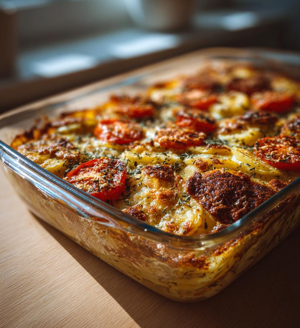 Vit böngratäng med tomat, örter och parmesan – Enkel och God!