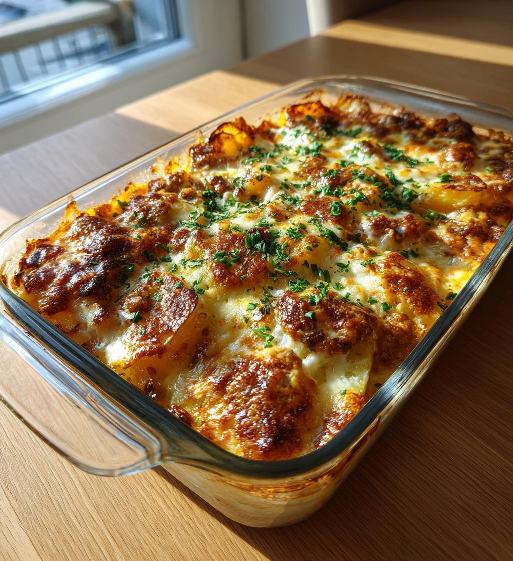 Korv- och röstigratäng med ägg och lagrad ost – Enkel och God