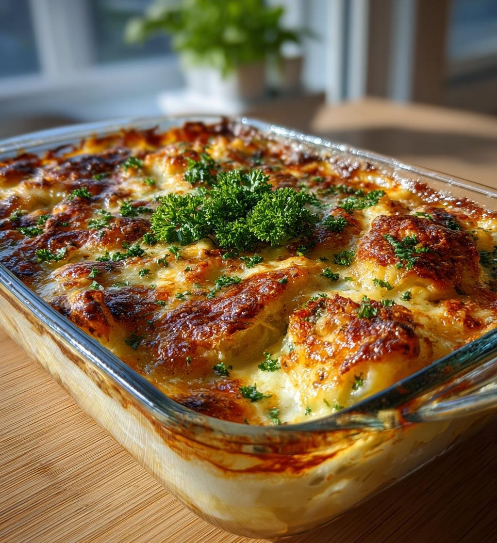 Kycklinggratäng med broccoli och krämig ostsås – Enkel och god middag