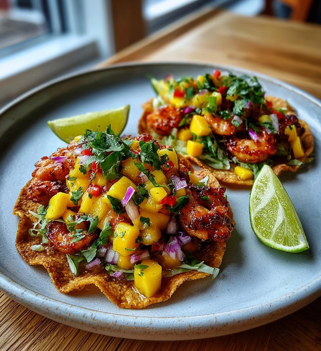 Räktacokorgar med mangosalsa – Enkel och God Middag - steg för steg