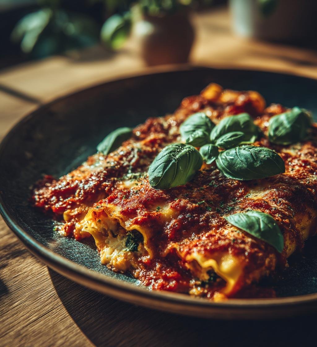 Tonfiskcannelloni med spenat och tomatsås – Enkel och God rätt