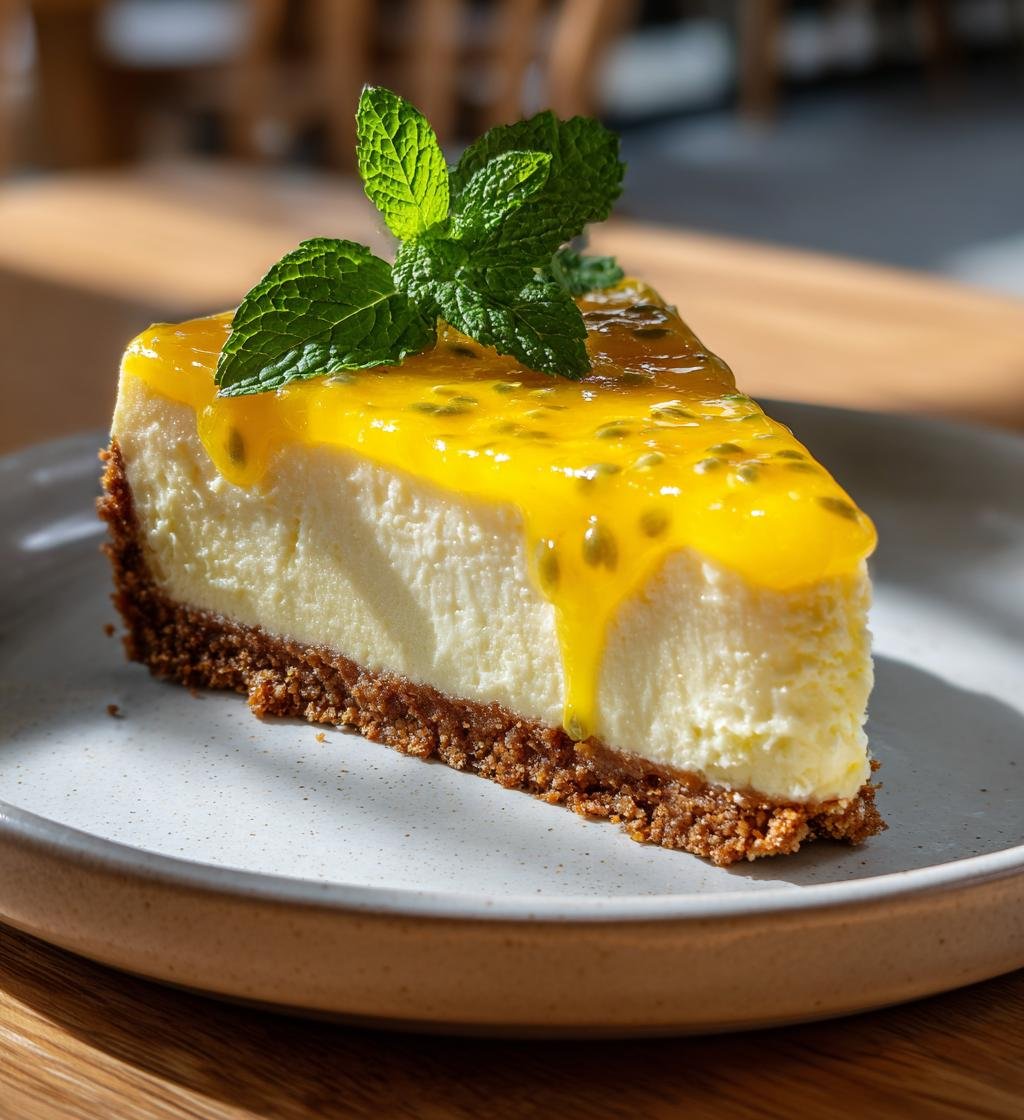Passionsfruktscheesecake med påskgul topping - Enkel och God!