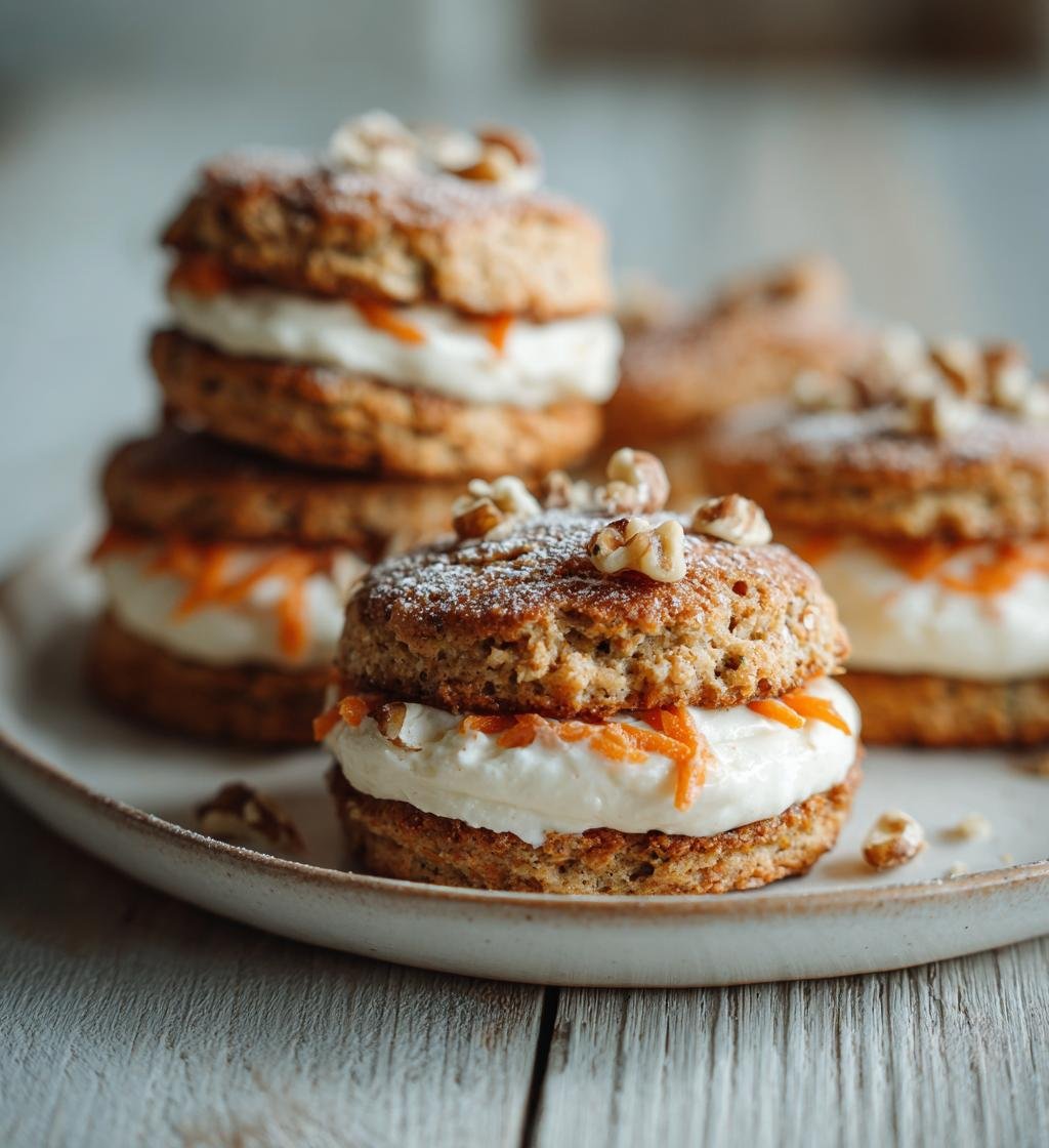 Morotskakecookies med färskostfyllning – Enkel och God Smak - steg för steg