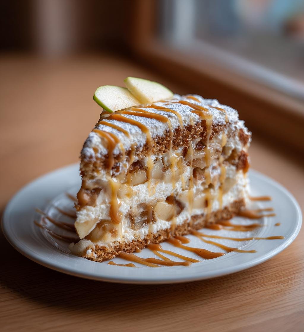 Kanelbullekaka med äpple och karamell – Enkel och God Dessert - steg för steg