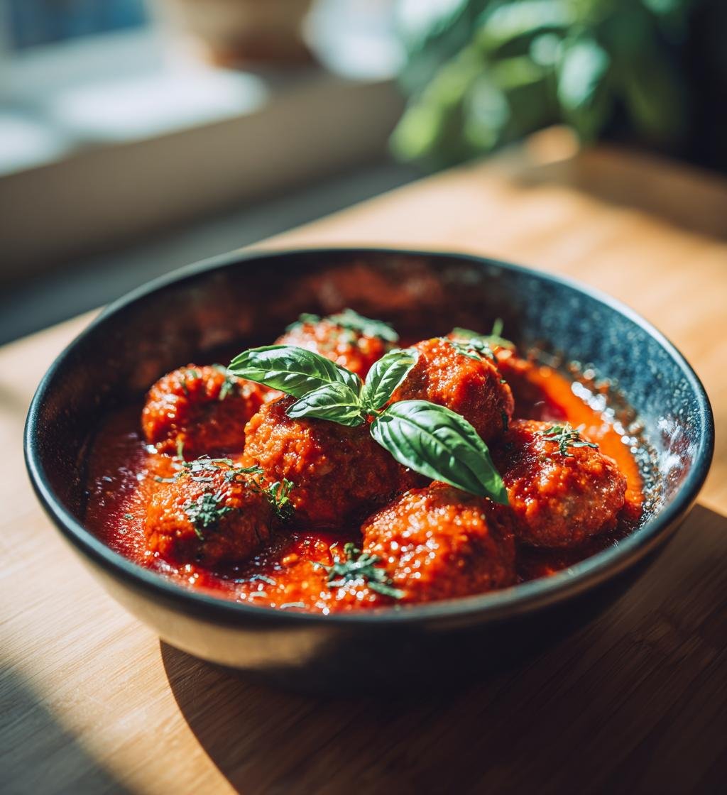Vita bönbollar i tomatsås med basilika – Enkel och God middag