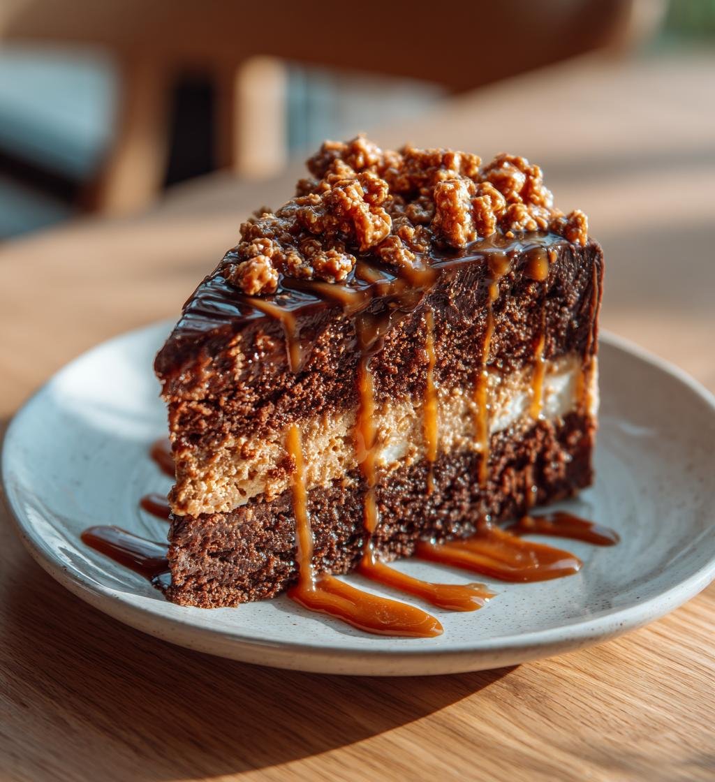 Kladdkaka med Daimcrunch och kolasås – En perfekt efterrätt - steg för steg