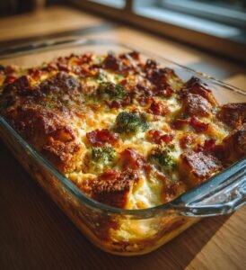 Kyckling- och baconpaj med broccoli och ost