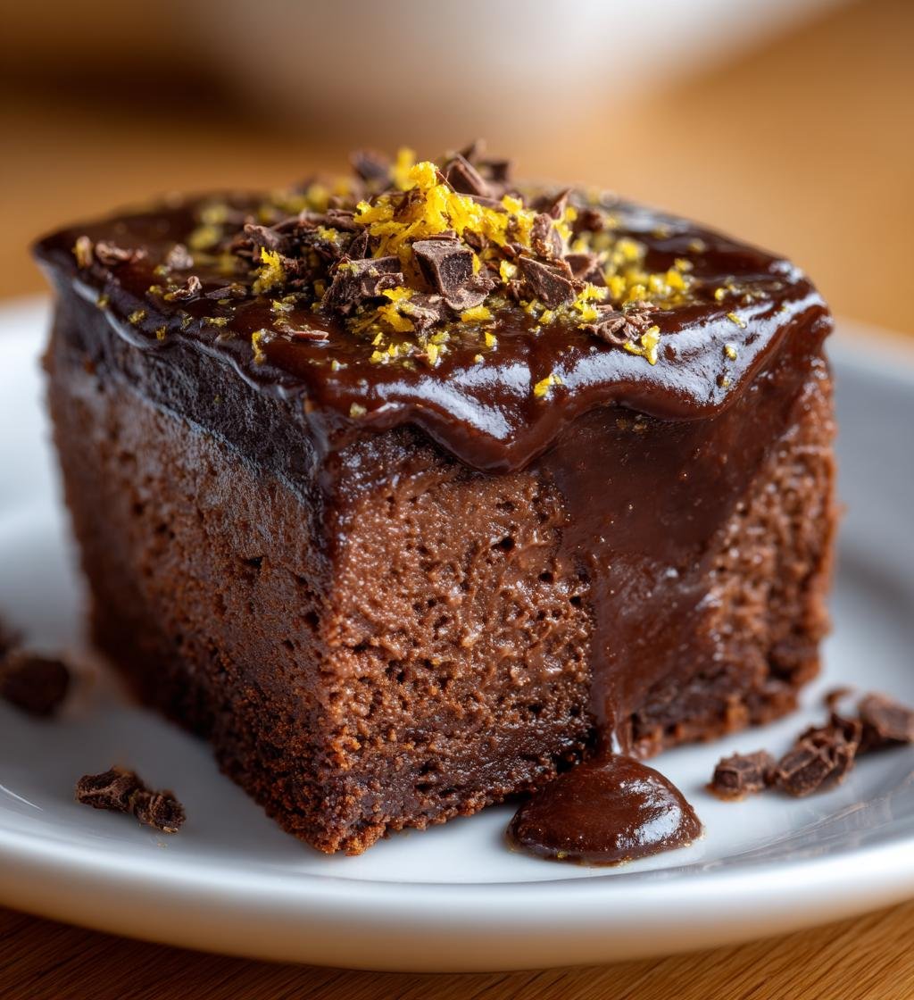 Choklad- och apelsinkladdkaka – Enkel och Krämig Lyx - steg för steg