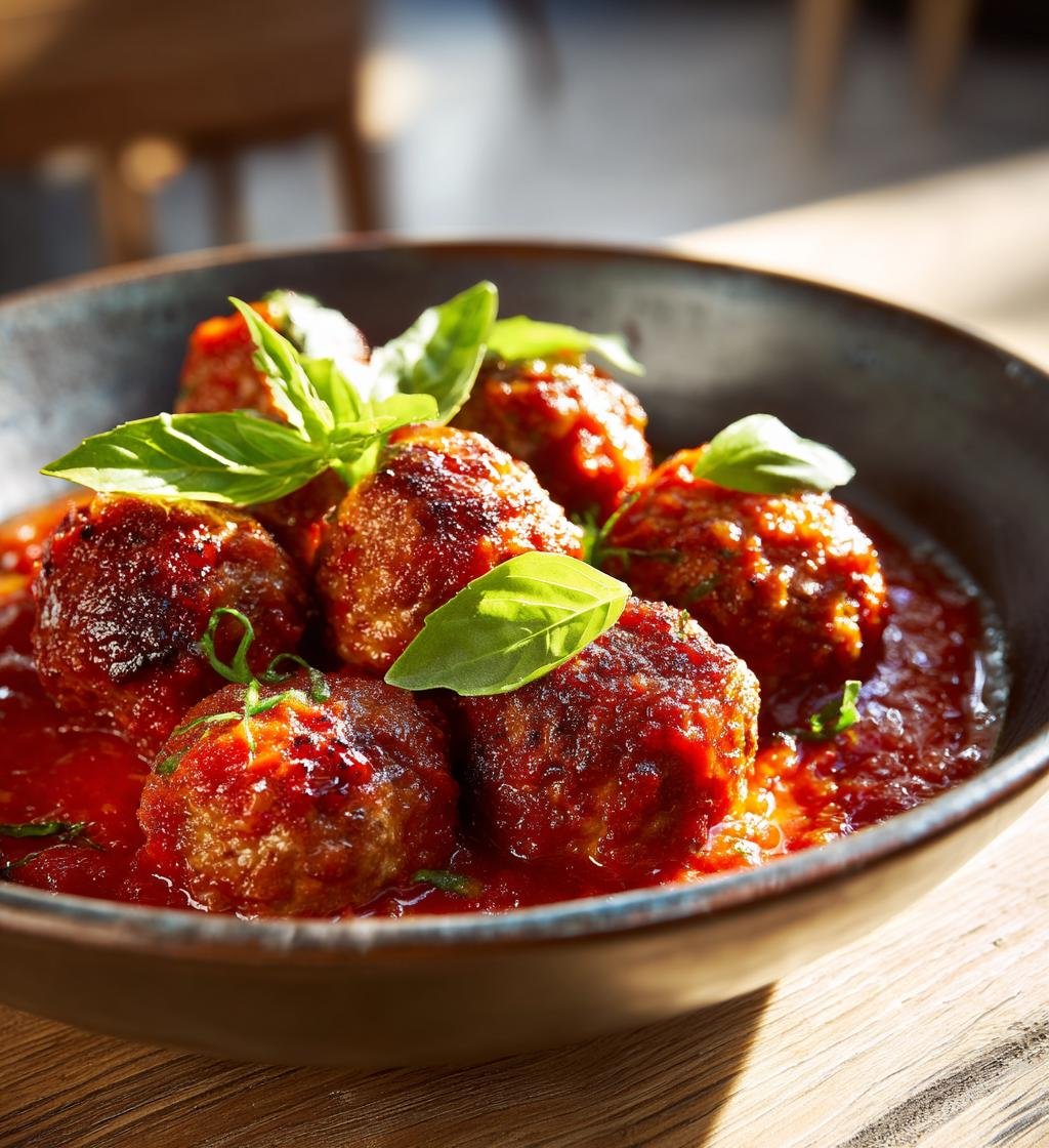 Cheddarfyllda kycklingköttbullar med tomatdipp – Snabb och God Middag