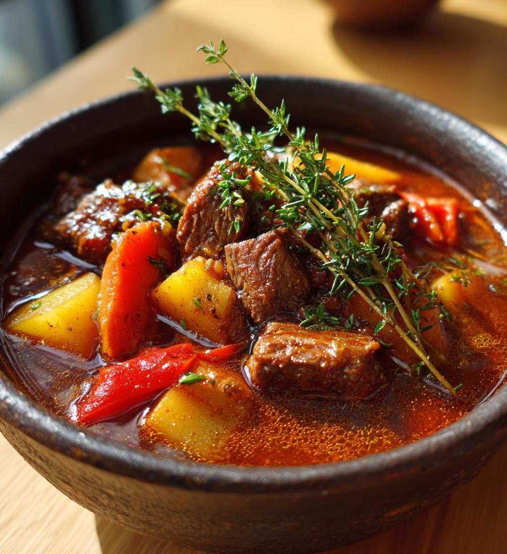 Mustig köttfärsgryta med rotfrukter och timjan – Enkel och God