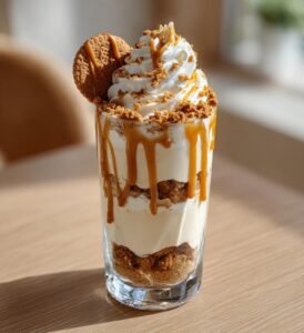 Biscoff-cheesecake i glas