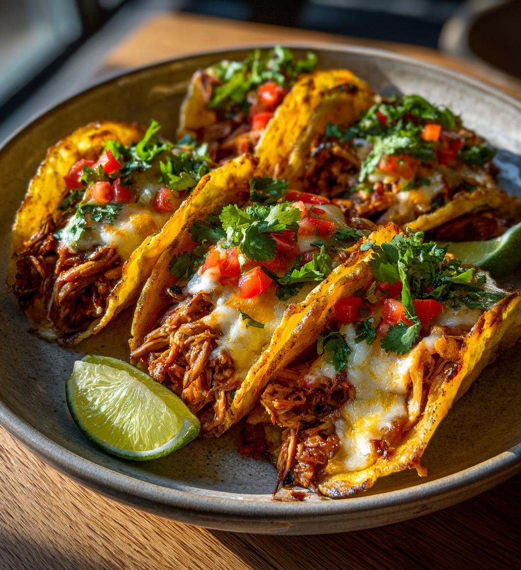 Potatistacos fyllda med kyckling och cheddar – Enkel och God