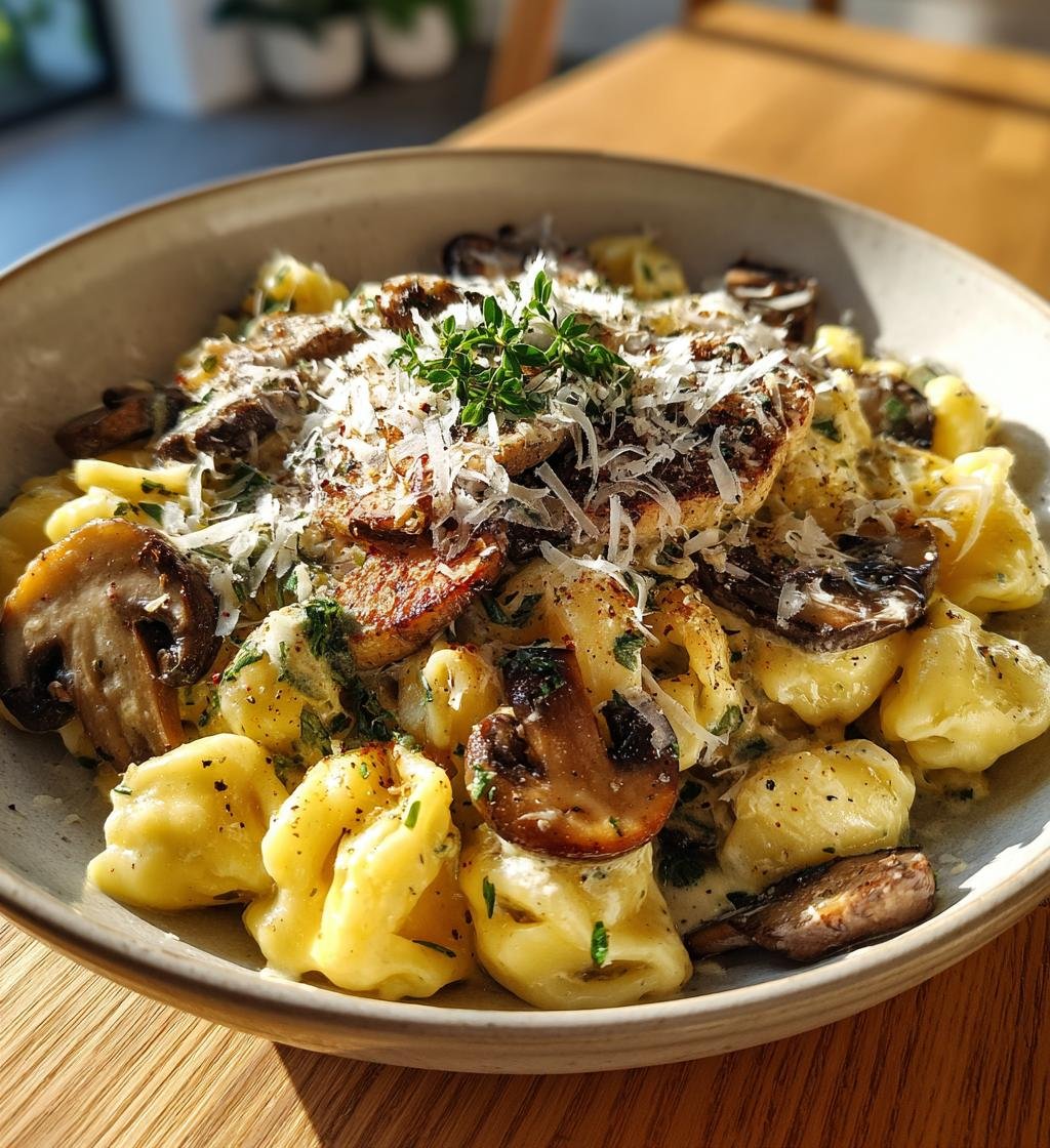 Krämig fläskfilépasta med svamp och parmesan – Enkel och God - steg för steg