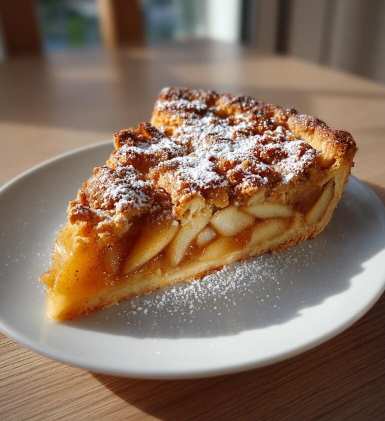 Päronsmulpaj med ingefära