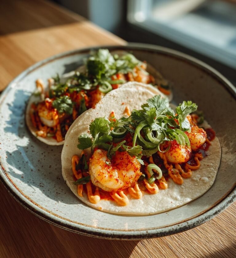Frasiga räktortillas med chilimajonnäs