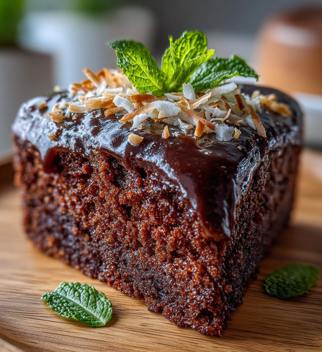 Kokoskladdkaka med chokladglasyr – Enkel och Krämig Njutning