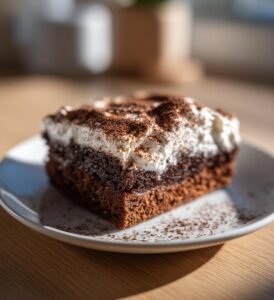 Valborgskladdkaka med marshmallowtäcke