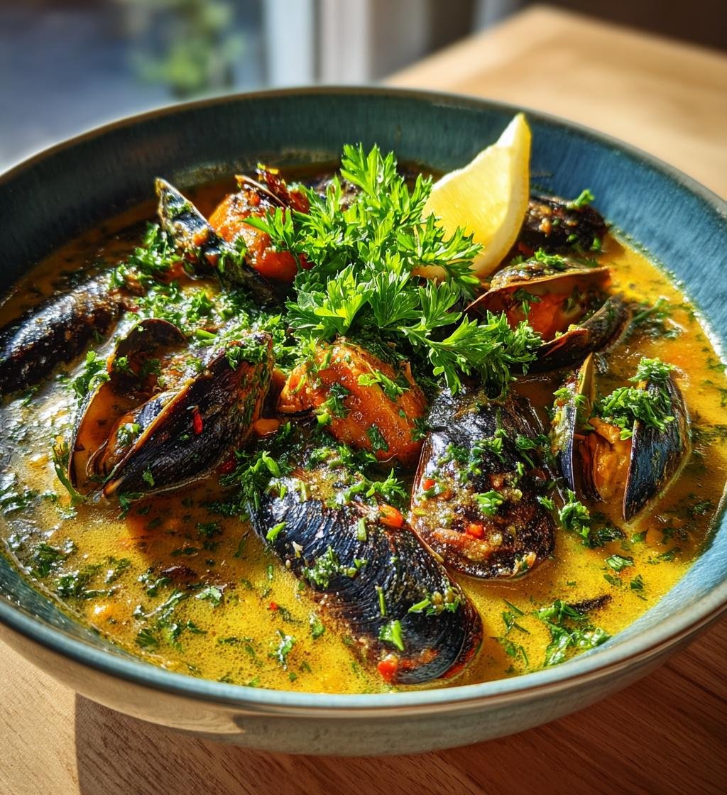 Mussel- och torskgryta med saffran och tomat - Enkel och God!