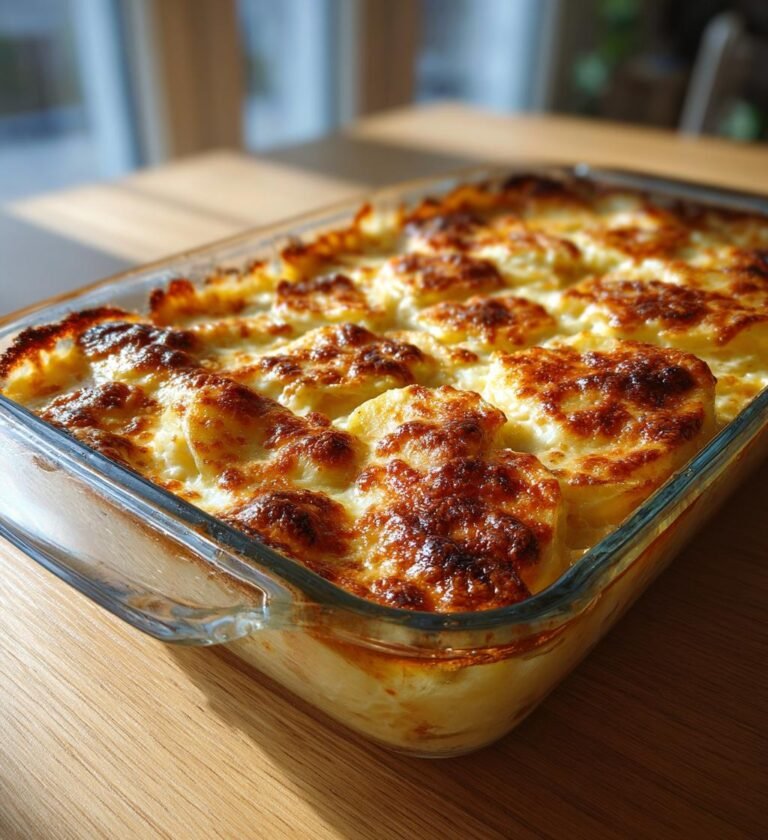 Palsternacks- och potatisgratäng med gruyère