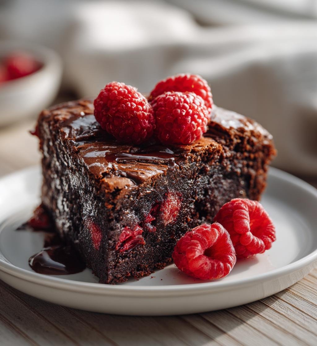 Hallonbrownies med Nutellaswirl – Enkel och God efterrätt