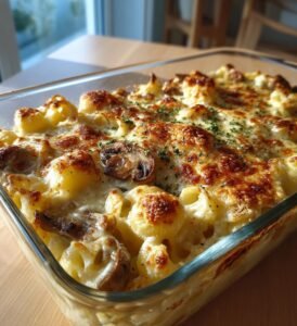 Tryffel mac and cheese med svamp och parmesan