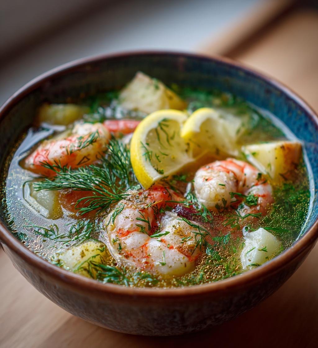 Klassisk fisksoppa med torsk och räkor – Enkel och krämig njutning - steg för steg
