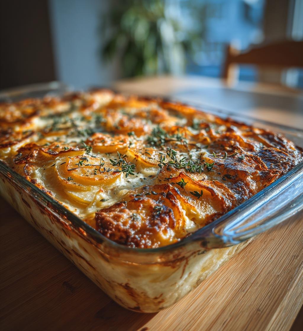Parmesanpaj med potatis, lök och timjan – Enkel och God