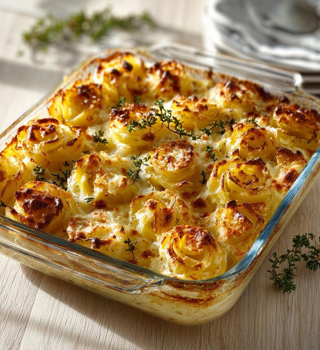 Potatisrosor med parmesan, vitlök och timjan – Enkel och God - steg för steg