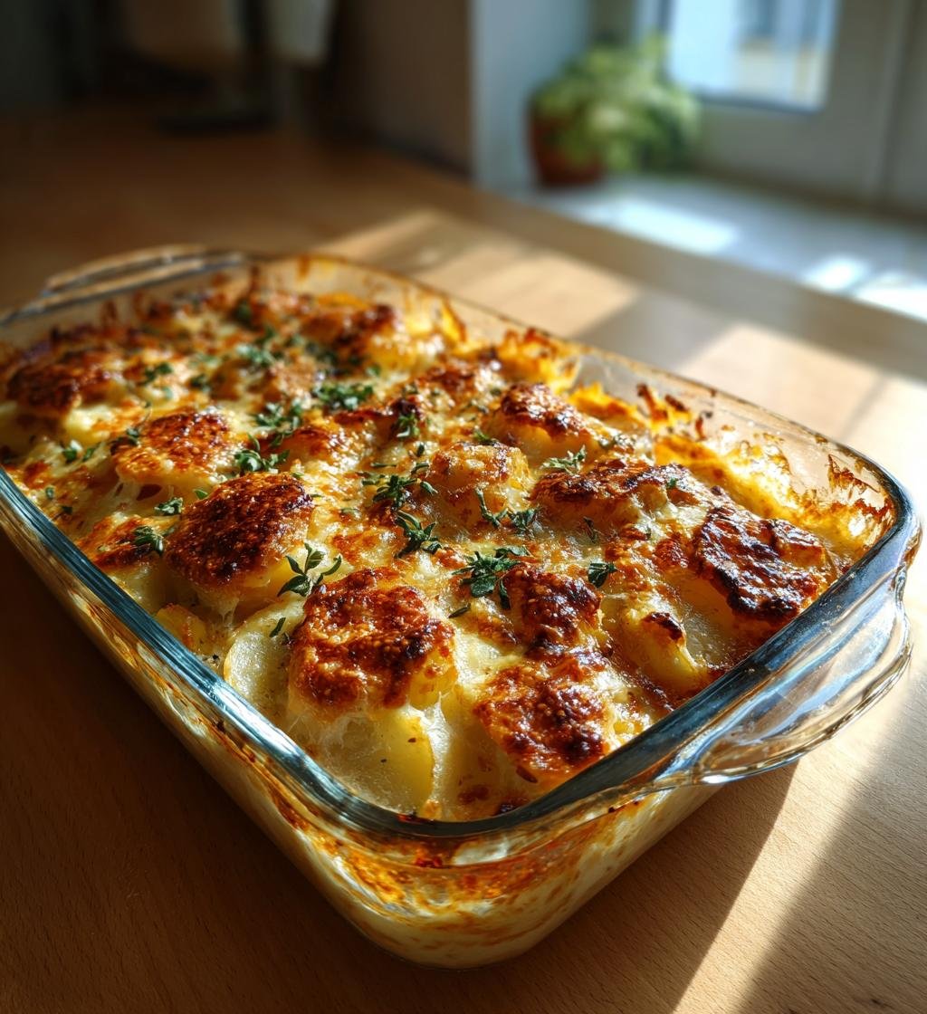Kycklinggratäng med äpple, purjolök och lagrad ost - Enkel och God