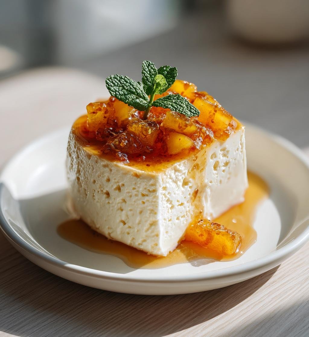 Kardemummapannacotta med äppelkompott - Enkel och Krämig Dessert
