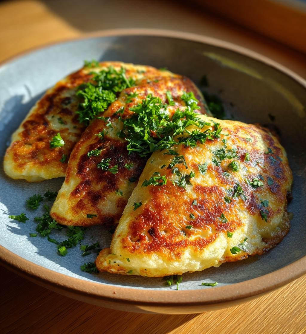 Potatispannkakor fyllda med köttfärs och vitlökssmör - Enkel och God