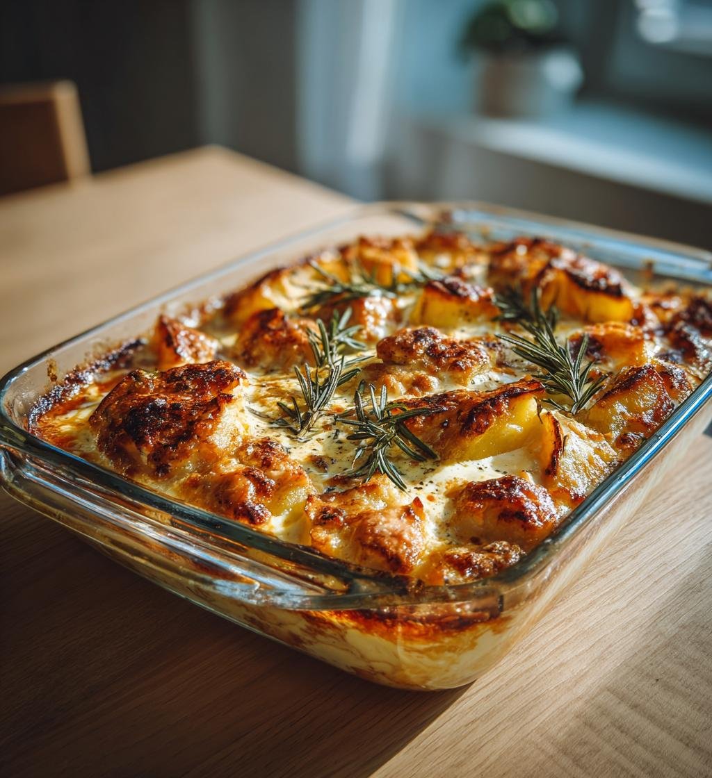 Kyckling- och potatispanna med rosmaringrädde – Enkel och God! - steg för steg