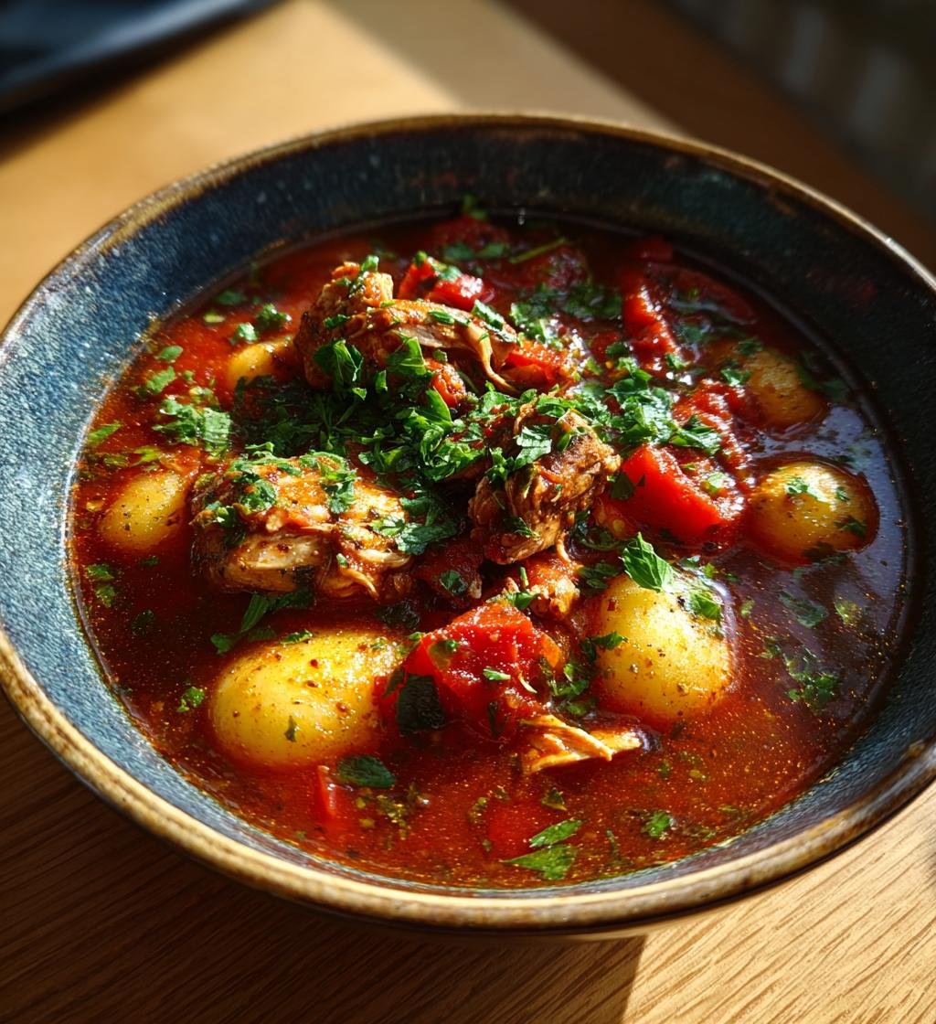Allt-i-ett-gryta med kyckling, gnocchi och tomat - Enkel och God - steg för steg